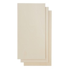 VBS Sperrholzplatten 3 Stück 50x25cm Stärke 6mm Basteln Modellbau Sägearbeiten