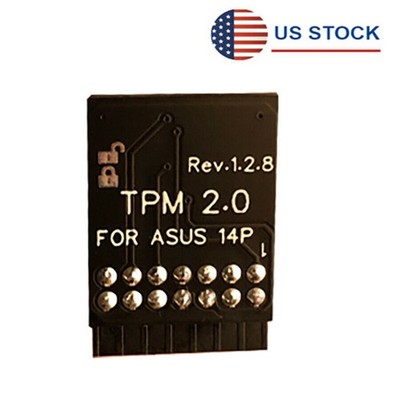 TPM 2.0 Security Module Trusted Platform For ASUS 14Pin Mainboard LPC Windows 11