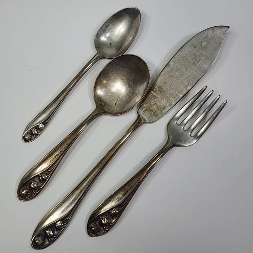 Gorham Sterling Silver Flatware Scrap Junk Lot 90 Grams Approx Fork Knife Spoons