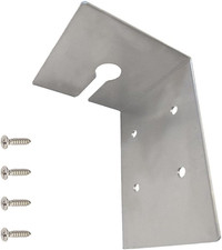 L Bracket Antenna Mount, Stainless Steel Clamp Car Ham Radio Antenna Mount, for