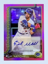 Blake Mitchell 2025 Topps Pro Debut Fuchsia Foil Auto #/199 Kansas City Royals
