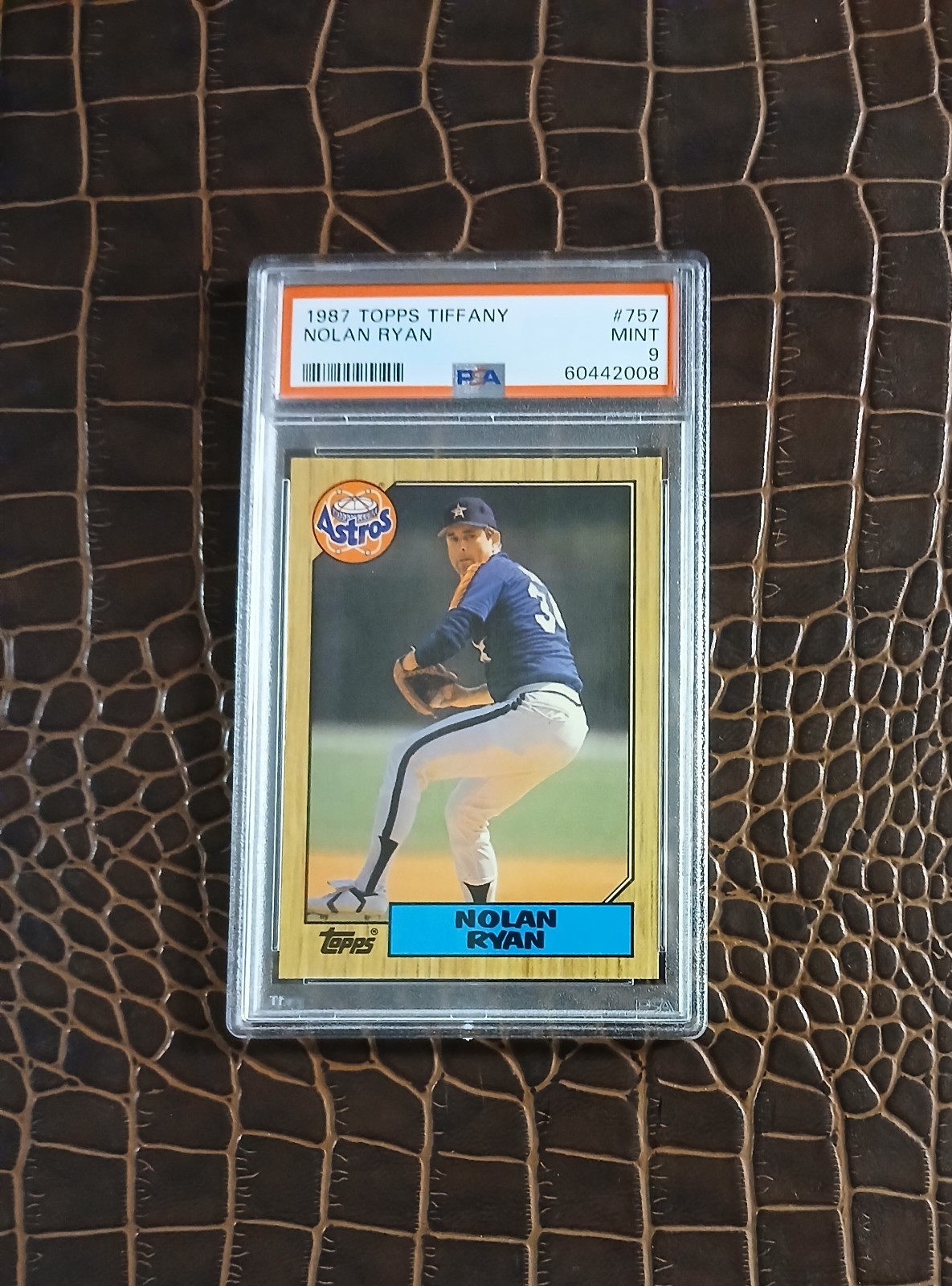 1987 Topps TIFFANY #757 Nolan RYAN🏆PSA 9🏆🎈 view 5