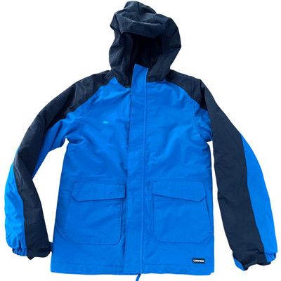 LANDS END Boys Blue Navy Ski/Snowboard Jacket L 14-16
