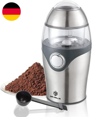 DR MILLS DM-7448A Elektrische Gewürz- Und Kaffeemühle, Messer, Tasse Und Gehäuse