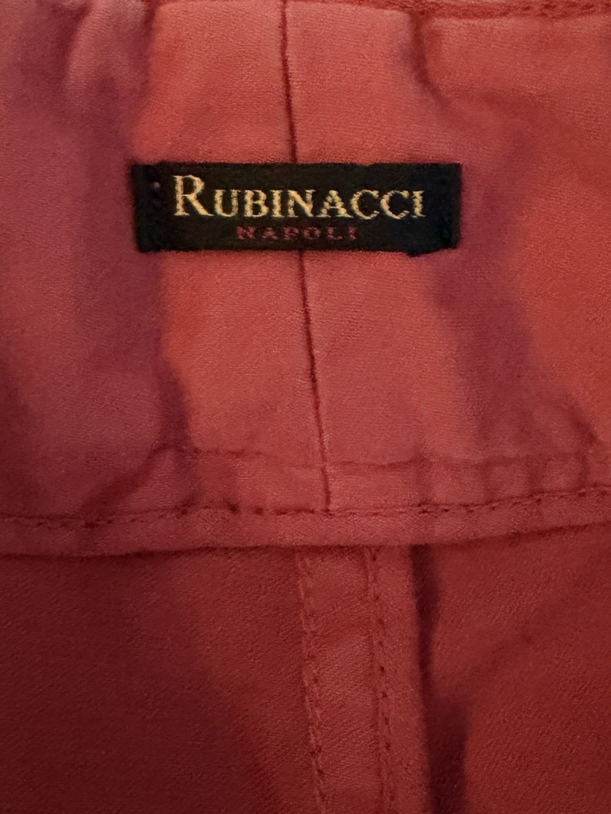RUBINACCI NAPOLI GURKHA SHORTS RED TODD COTTON MANNY PLEATED $590 50/ 34 SNYDER image 3