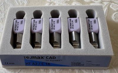Cerec Ivoclar IPS Emax HT A2 / C14 max CAD For Planmill