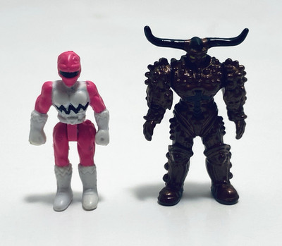 vtg 1998 MMPR Bandai Power Rangers Lost Galaxy Space Mini micro Figure 1'' toys