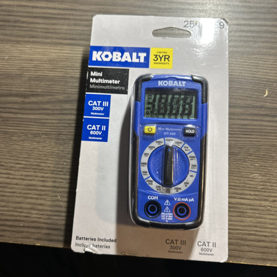 Kobalt Digital Display Multimeter .2 AMP 500V