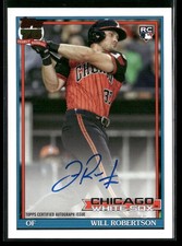 2026 Topps #91A-ROB Will Robertson RC 1991 - 35th Anniversary Auto Autograph