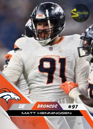 2025 Starlight's Contemporary Denver Broncos Team Set - You Pick - Picture 54 of 105
