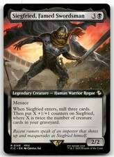 Siegfried Famed Swordsman Extended Art MTG Commander: FINAL FANTASY 149 R NM