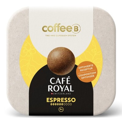 CoffeeB Café Royal Espresso   9 Kaffeekugeln Coffee Balls, 100% Arabica