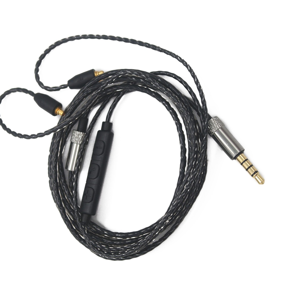 MMCX Audio Cable Cord Volume Control for Shure SE215/425/535/846