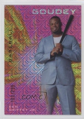 2021 Goodwin Champions Goudey Platinum Pink Traxx 103/299 Ken Griffey Jr HOF 7ov