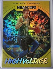 Panini NBA Hoops High Voltage Insert Luka Dončić #9 Mavericks 2019-20