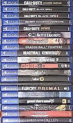 PS4 Games Sony PlayStation 4 RPG Simulation Sports Action Adventure