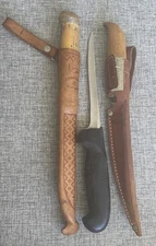 Lot of 3 Rapala J. Marttiini Maganzini Fiskars Fish Fillet Knives