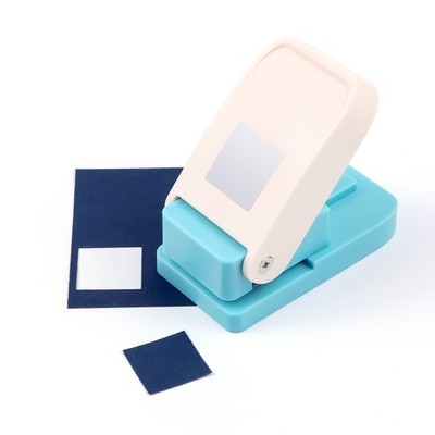1x1inch Square Punch Lever Action Craft Punch for Paper Crafting Scrapbooking