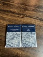 Ralph Lauren Allister Blue Paisley King Shams Set Of 2