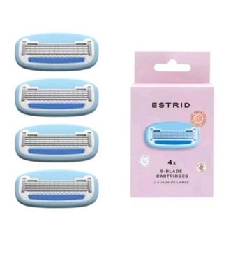 Estrid Red 5 Klingen Ersatz Rasierklingen Patronen 4er Pack Original Original