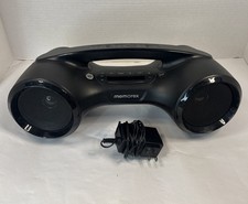 Memorex Flexbeats Boombox Bluetooth/FM Radio Black Works Read MW153