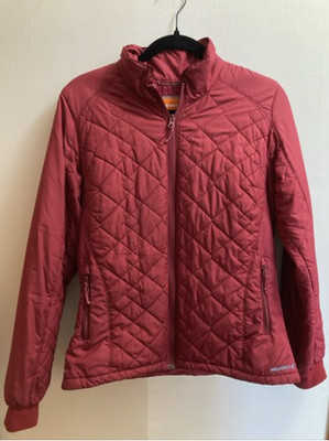 Merrill Womens Thin Puffer/Quilted Coat Red Size M