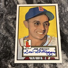 2001 Topps Archives Dom DiMaggio Autographs TAA 5 of 170 Red Sox