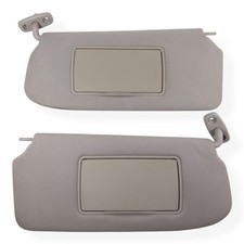 2007-2012 Nissan Sentra Driver Passenger Side Sun Visor Pair Set Gray