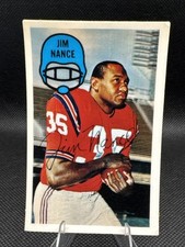 1970 Kellogg's Jim Nance #8 GD Boston Patriots