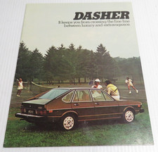 Vintage 1976 Volkswagen Dasher VW Dealer Catalog Brochure Sedan Wagon