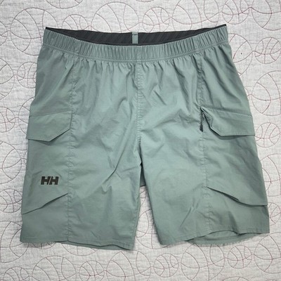 Helly Hansen Vista Hike Cargo Shorts Sage Green UPF 50+ / Men's Large