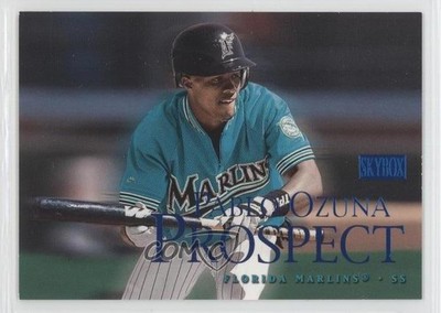 2000 Skybox Prospect Horizontal Blue Foil Pablo Ozuna #215 0q3