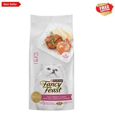 Purina Gourmet Dry Cat Food Filet Mignon & Seafood - 12 lb Balanced Nutrition 4.91 per gallon