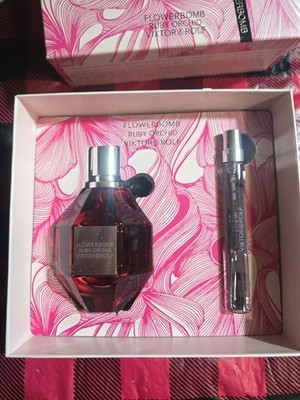 VIKTOR & ROLF FLOWERBOMB RUBY ORCHID EAU DE PARFUM 100ML & 10ML GIFT SET