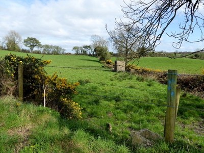 Foto 6x4 Arvalee Townland An Oghmagh abgebildet entlang der Tormore Road c2017