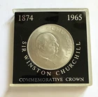 1965 QUEEN ELIZABETH II CHURCHILL  CROWN COIN