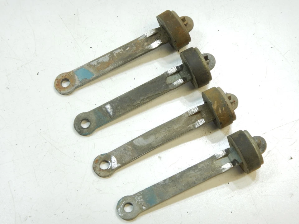1946-1951 Kaiser Frazer Manhattan Left hand front rear door stopper arm brackets - Image 3 of 3