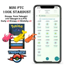 Tatsugiri x10 (Curly - Droopy - Stretchy)  - Mini PTC 80k Stardust