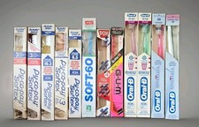 Lot Of 12 Vintage Toothbrushes Oral B, Py-Co-Pay, PDH, Butler...