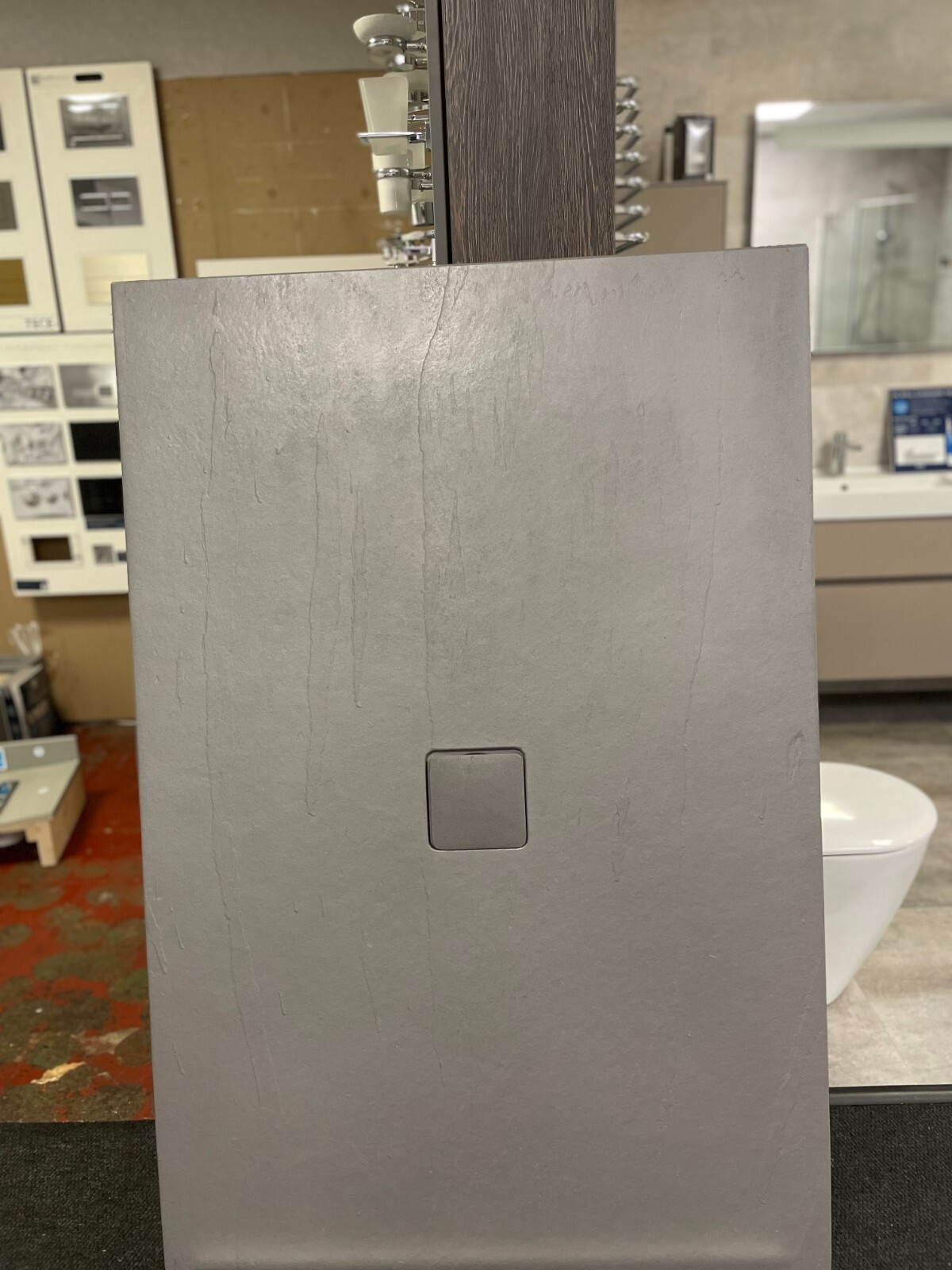 Matki Ex Display Slate Floor Shower Tray and Waste eBay