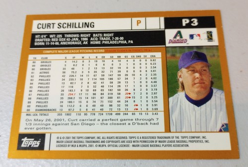 2002 Topps Promotional Card Curt Shillings P3&1989 Donruss Rookie Card - Picture 10 of 19
