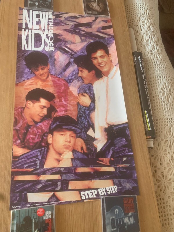 New Kids On The Block 1990 Step By Step  Promo Poster NKOTB