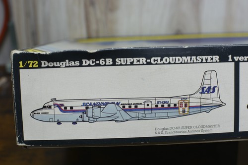 Heller Humbrol Douglas DC-6B Super Cloudmaster 1:72 ULTRA RARE Model Kit 315 c2 - Picture 16 of 19