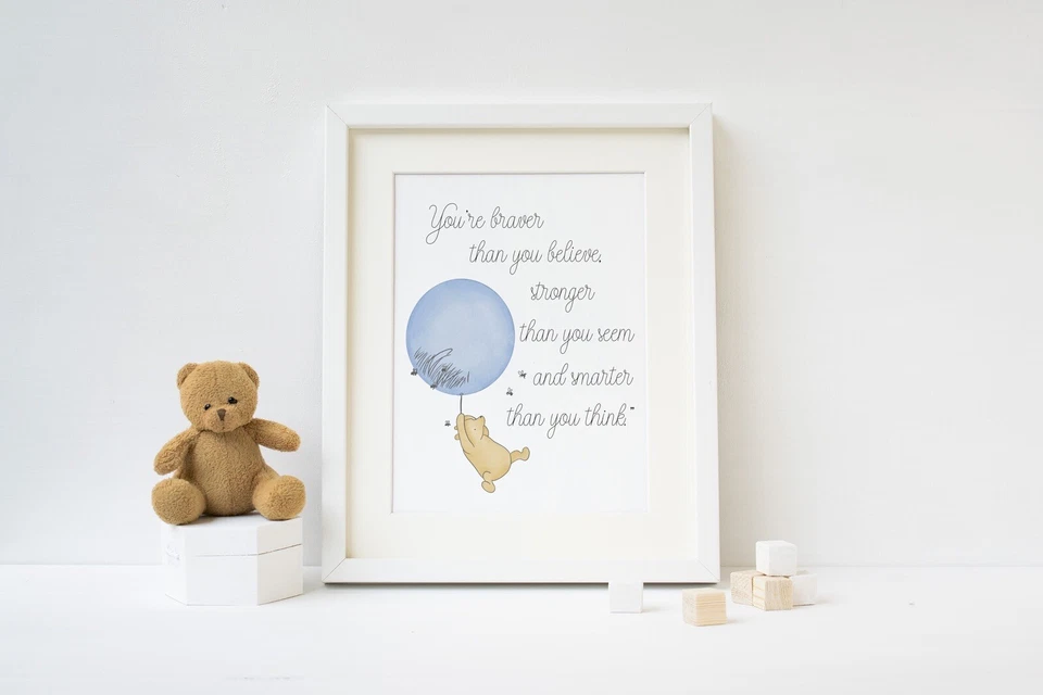 Winnie The Pooh Nursery Art Prints - Изображение 2 из 4