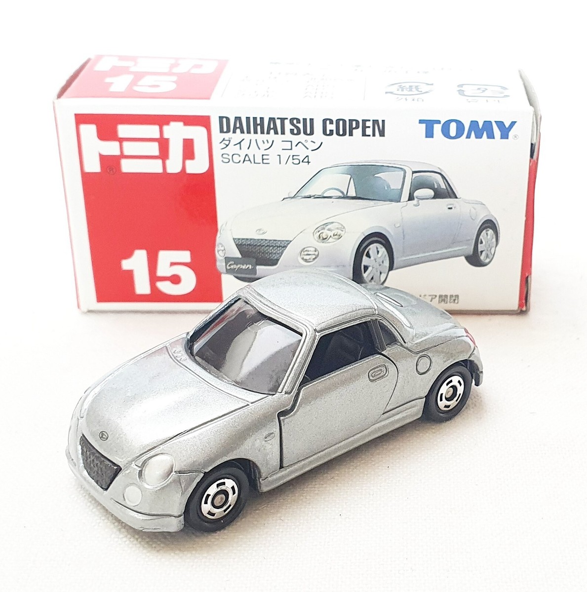 Tomica Tomy Japan 1:54 DAIHATSU COPEN HARD TOP Model Car #15 MIB