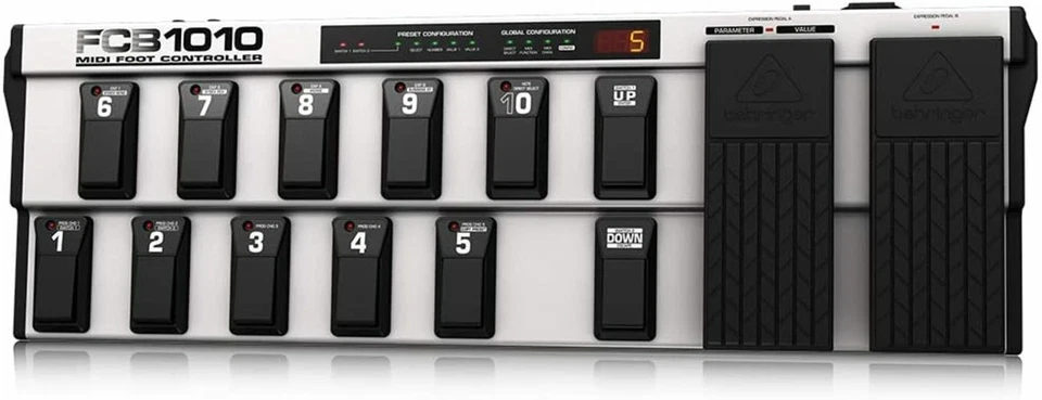 Bellinger MIDI Foot Controller Expression Pedal Slvr/Blk FCB1010 - Image 3 of 4