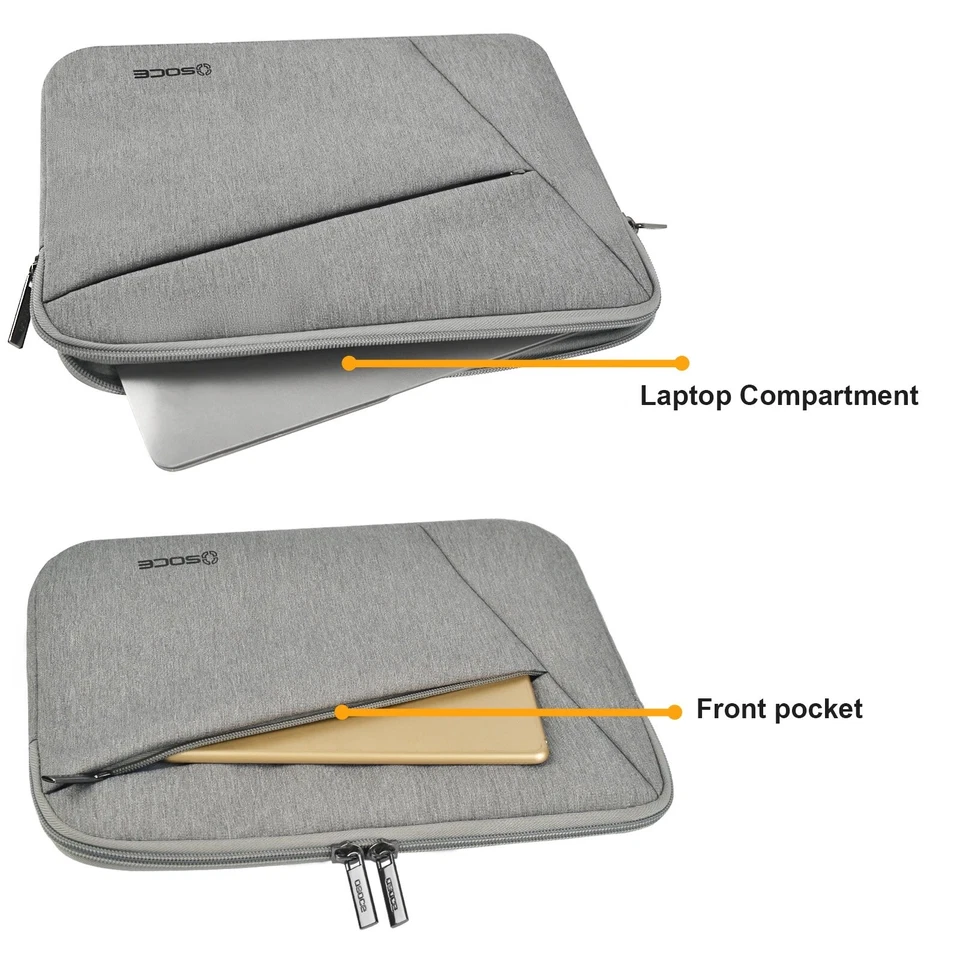 Osoce - Carrying Case for 10"-13” iPad, Tablet PC - Gray - Image 2 of 4