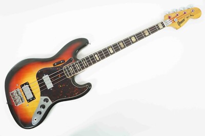 Greco JB-420 Jazz Bass Sunburst Gneco Logo Fujigen 1973 Made In  