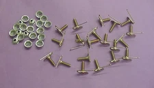 20x Chevrolet Universal Moulding Fasteners 3/4" x 5/16" Trim Clips Bolts 818 NOS