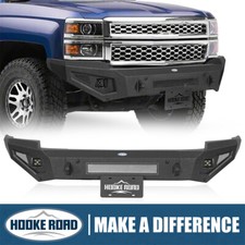 Offroad Front Steel Bumper W 2x Led Lights Fit 2014-2015 Chevy Silverado 1500 Offroad Front Steel Bumper W 2x Led Lights Fit 2014-2015 Chevy Silverado 1500